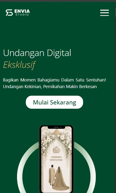 Envia Studio Digital Invitation Platform Mobile Responsive